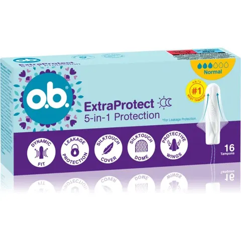 o.b. Extra Protect Normal tampons 16 st – afbeelding 2
