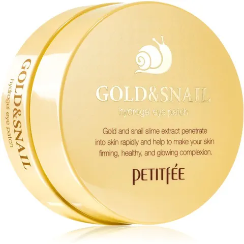 [PETITFEE] Gold & Snail Hydrogel Eye Patch - 1pack (60pcs) – afbeelding 2