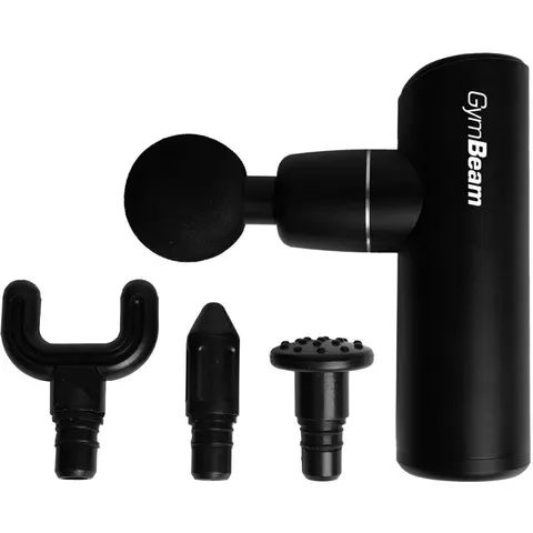 GymBeam Mini Massagepistool Zwart – afbeelding 2