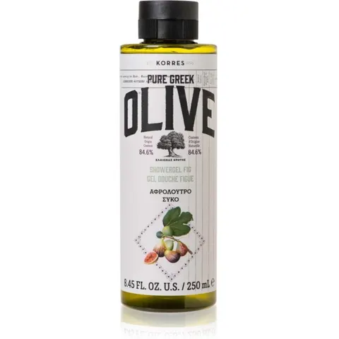 Korres Olive Fig Douchegel, Transparant, 250 ml – afbeelding 3