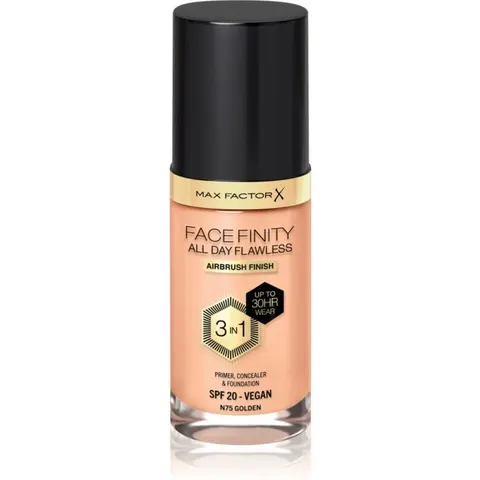 Max Factor Facefinity All Day Flawless Foundation - N75 Golden – afbeelding 2