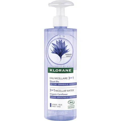 Klorane Cornflower Micellair Water 3in1 400 ml – afbeelding 2