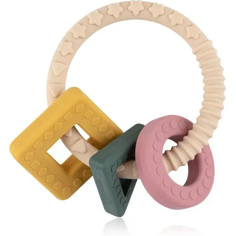Petite&Mars Silicone teether Figures bijtring 0m+ 1 st – afbeelding 2