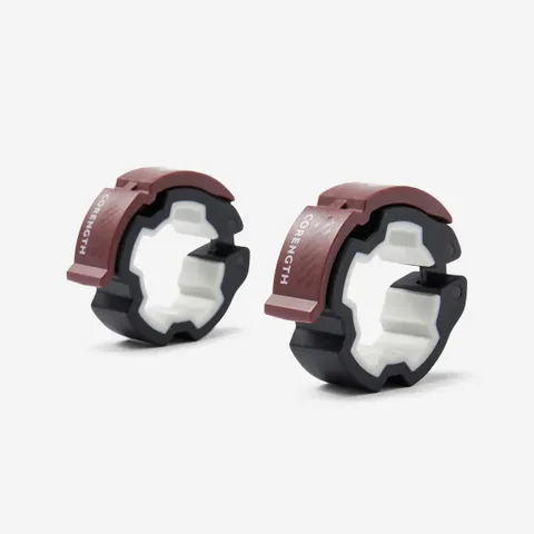 Paire de stop disque de musculation 28mm – image 2