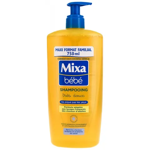 Mixa Bébé Zeer Milde Shampoo 750 ml – afbeelding 2