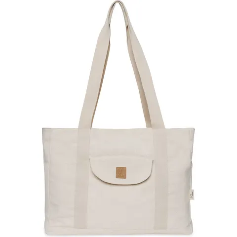 Jollein Luiertas Shopper Twill Natural – afbeelding 2