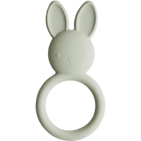 Mushie Bunny Bijtring Sage – afbeelding 2