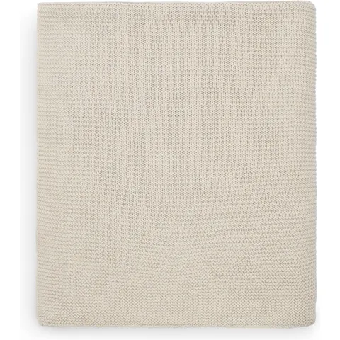 Jollein Deken wieg 75x100cm Basic Knit Nougat – afbeelding 2