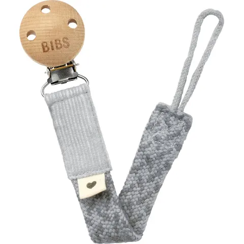 BIBS Paci Braid attache tétine Cloud / Iron 1 pcs – image 3