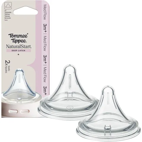 Tommee Tippee Natural Start Deep Latch Teats 2 st – 951380 – afbeelding 3
