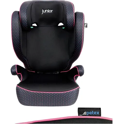 Petex Basic Plus 1602 pink HDPE nach ECE R129 Kinderzitje Pink – afbeelding 2