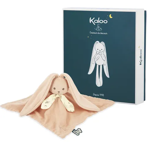 Kaloo Lapinoo – Knuffeldoek konijn - Perzik – afbeelding 2