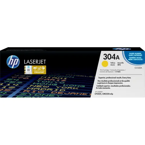HP 304A - Tonercartridge / Geel – afbeelding 2