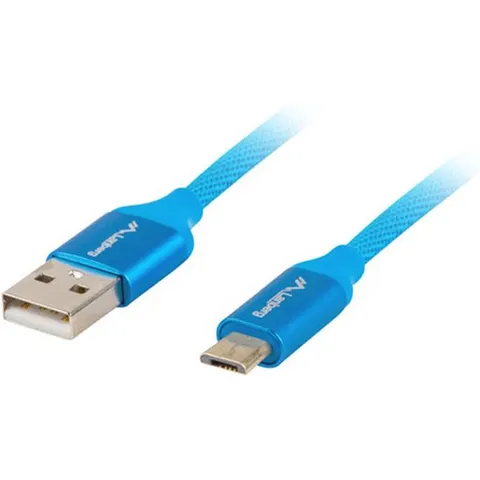 Cable Micro USB Lanberg CA-USBM-20CU-0010-BL 1 m – afbeelding 2