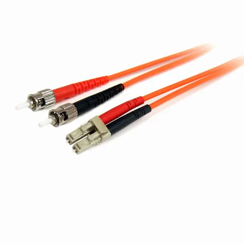 StarTech.com 1m Multimode 62,5/125 Duplex Glasvezel Netwerkkabel - LSZH - LC/ST – afbeelding 2
