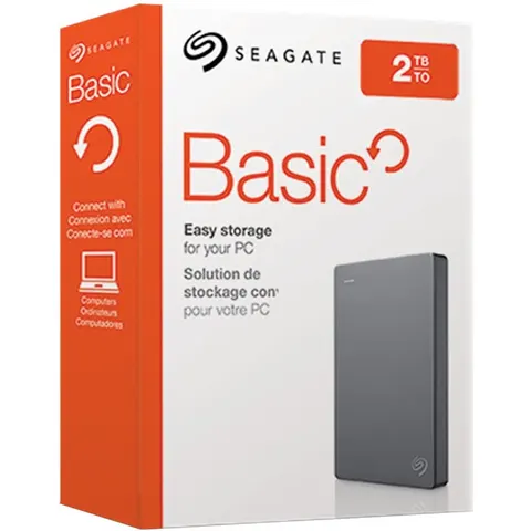 Seagate Basic - Externe harde schijf - USB 3.0 - HDD - 2TB – afbeelding 2