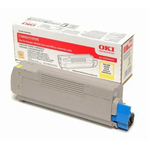 Oki 43324421 - Jaune - Toner Jaune – image 2