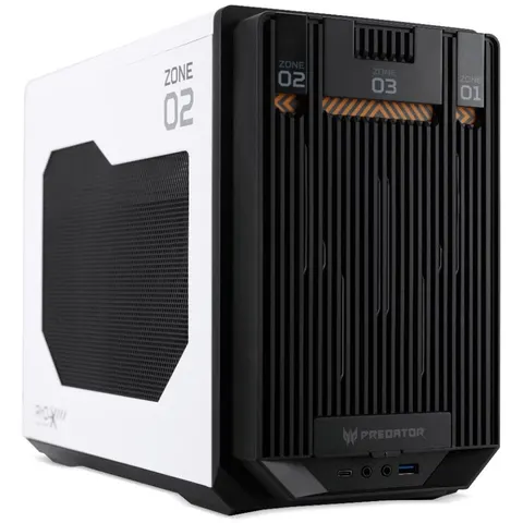 Acer DC.Z3XEE.001 computerbehuizing Desktop Zwart, Wit – afbeelding 2