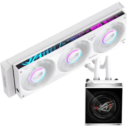 ASUS ROG STRIX SLC IV 360 ARGB LCD - Wit – afbeelding 2