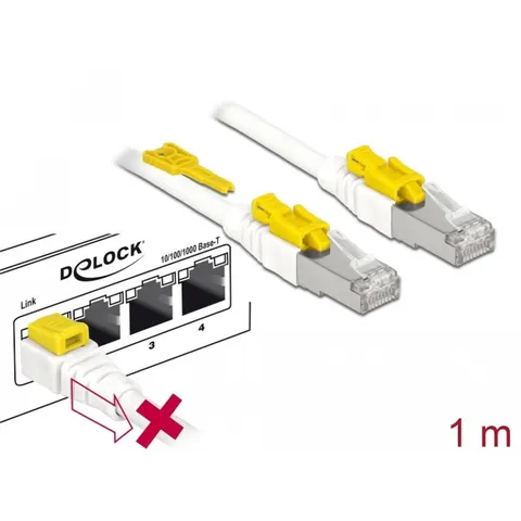 Delock Cable RJ45 Secure Cat.6A 1 m – afbeelding 2