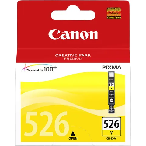 Inktcartridge Canon CLI-526 geel – afbeelding 2