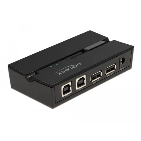 Delock USB 2.0 Switch 2 PC to 2 devices – afbeelding 2