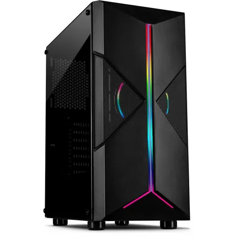 Inter-Tech IT-3306 CAVY Tower Zwart – afbeelding 2