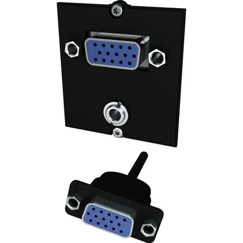 BACHMANN custom module 1x VGA, 1x audio, interne aansluitkabel, 20 cm – afbeelding 2
