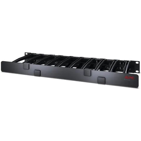 1U Horizontal Cable Manager 6i deep Single-Sided – afbeelding 2