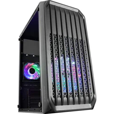 Mars Gaming MCS2 computerbehuizing Mini Tower Zwart – afbeelding 2