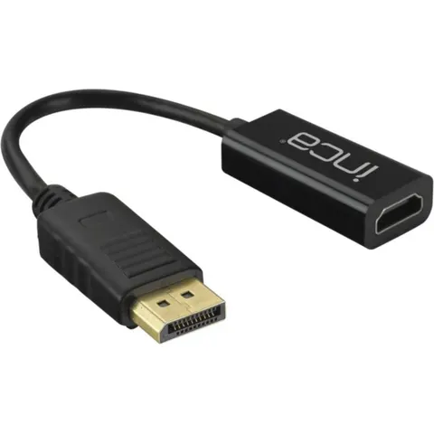 BasicTeQ: INCA IDTH-07 Displayport to HDMI, High Performance, HDMI Version 1.4 backward compatible, 4K Display Technology. Goud verguld – afbeelding 2
