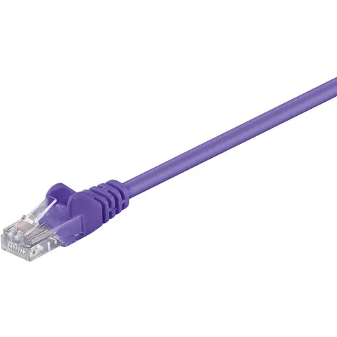 Mercodan CAT5E Netwerkkabel - RJ45 - Paars - 0.5 m – afbeelding 2