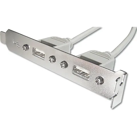 Assmann Electronics USB Beugelkabel - 2 x 5pin IDC – afbeelding 2