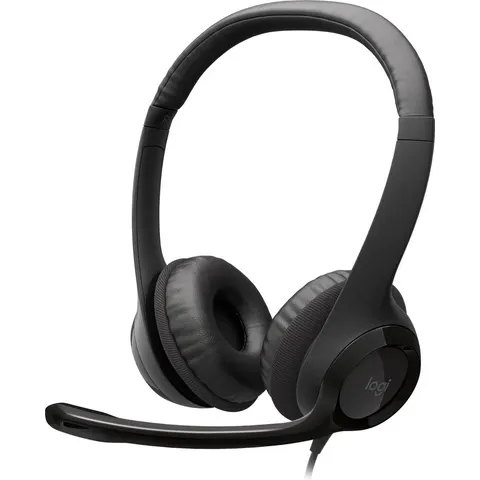 Headset Logitech H390 Over Ear zwart – afbeelding 2