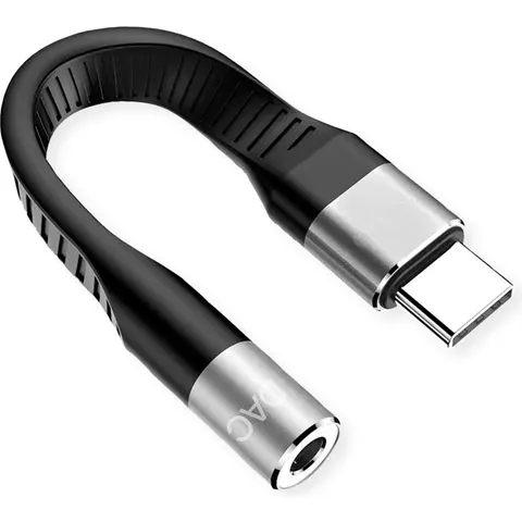 ROLINE Adapter USB Type C - 3,5mm Audio , 0,1 m – afbeelding 2