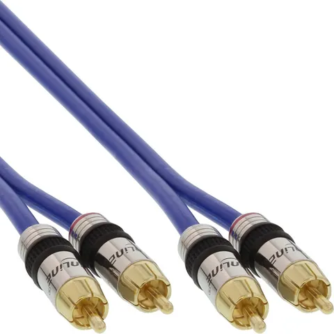 InLine Tulp stereo audio kabel - 0,50 meter – afbeelding 2