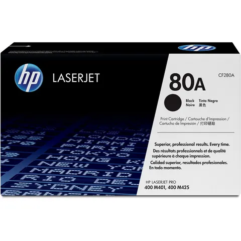 HP 80A (CF280A) - Noir - Toner Noir – image 2