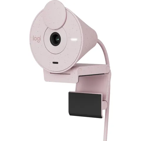 Logitech Brio 300 - Webcam - Full HD - USB C - Rose – afbeelding 2