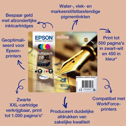 Epson 16 - Inktcartridge / Geel – afbeelding 2