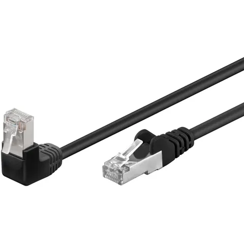 Câble RJ45 Cat5e coudé blindé 10 m GOOBAY – image 2