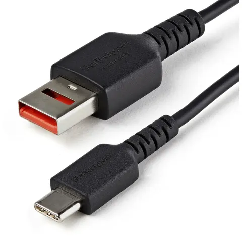 StarTech.com 1m Data Blocker Kabel – USB-A naar USB-C Secure Charging Kabel – No-Data Power-Only Oplaadkabel voor Telefoon/Tablet – USB Protector Data Blocker A – afbeelding 2