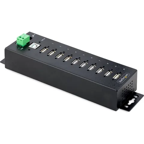 USB Hub Startech USB210AIND-USB-A-HUB Black – afbeelding 2