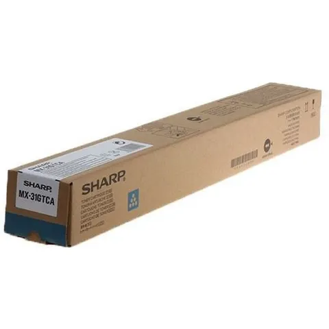 Toner Sharp MX-31GTCA Cyan – afbeelding 2