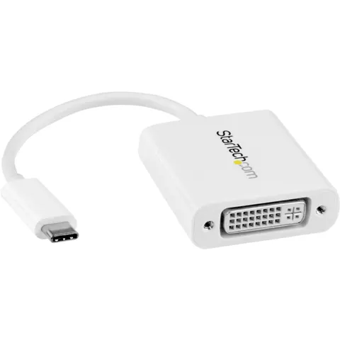 StarTech.com USB-C naar DVI adapter - wit – afbeelding 2
