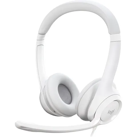 Logitech H390 - Computer Headset - USB A - Ruisonderdrukkend - Off White – afbeelding 2