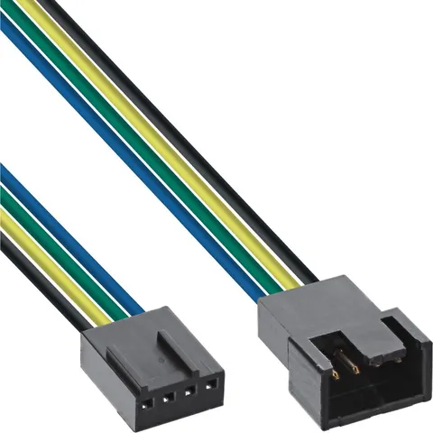 InLine Molex 4 pin ventilator kabel 30cm – afbeelding 2
