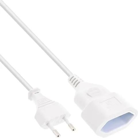 InLine 16683W electriciteitssnoer Wit 3 m – afbeelding 2