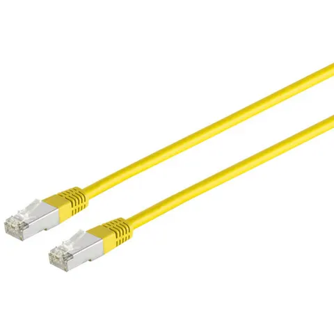 Patchkabel cat 6 S/FTP PIMF Halogenfrei gelb 30m – afbeelding 2