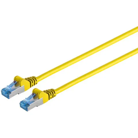 Patchkabel cat6A S/FTP PIMF gelb 20m – afbeelding 2