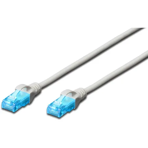 Digitus - Patchcord - UTP Kat. 5e - 5m - PVC Wit – afbeelding 2